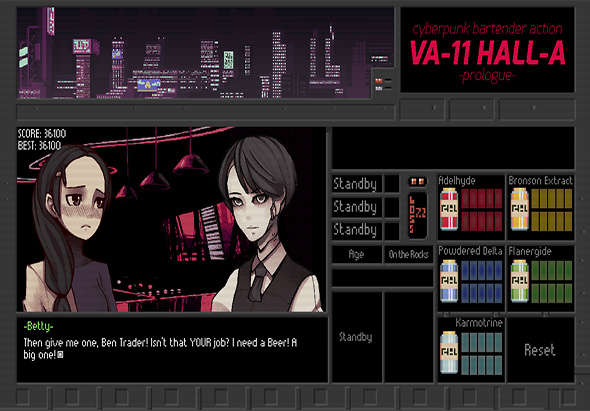 VA-11 Hall-A：赛博朋克酒保行动 1.2.3 for Mac|Mac版下载 | VA-11 Hall-A: Cyberpunk Bartender Action