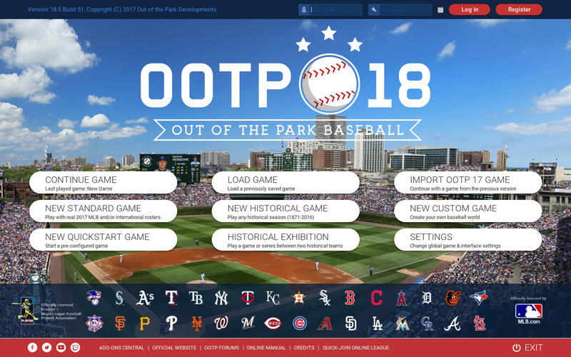 劲爆美国棒球18 1.0 for Mac|Mac版下载 | OOTP Baseball 18
