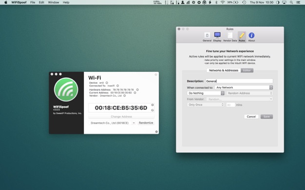 WiFiSpoof 3.9.1 for Mac|Mac版下载 | 系统网络工具