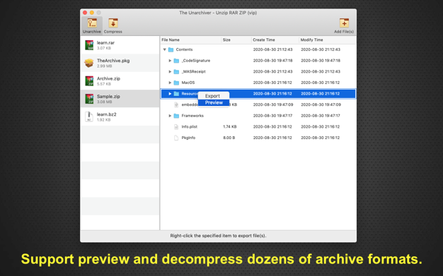 RAR解压缩 (RAR Unarchiver) 3.3.7 for Mac|Mac版下载 | 压缩解压工具