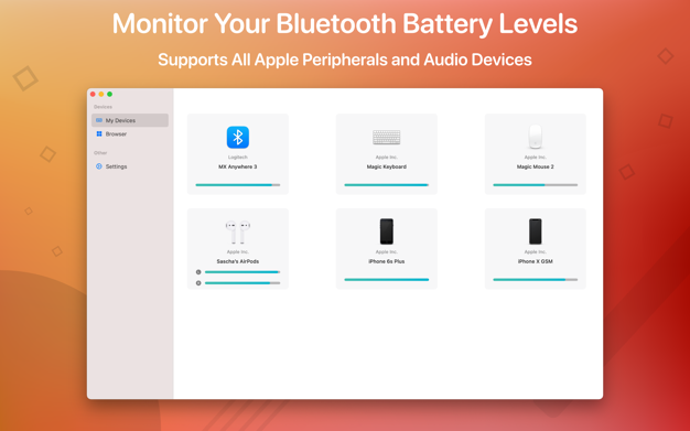 Magic Battery 7.9.1 for Mac|Mac版下载 | 蓝牙设备电量显示