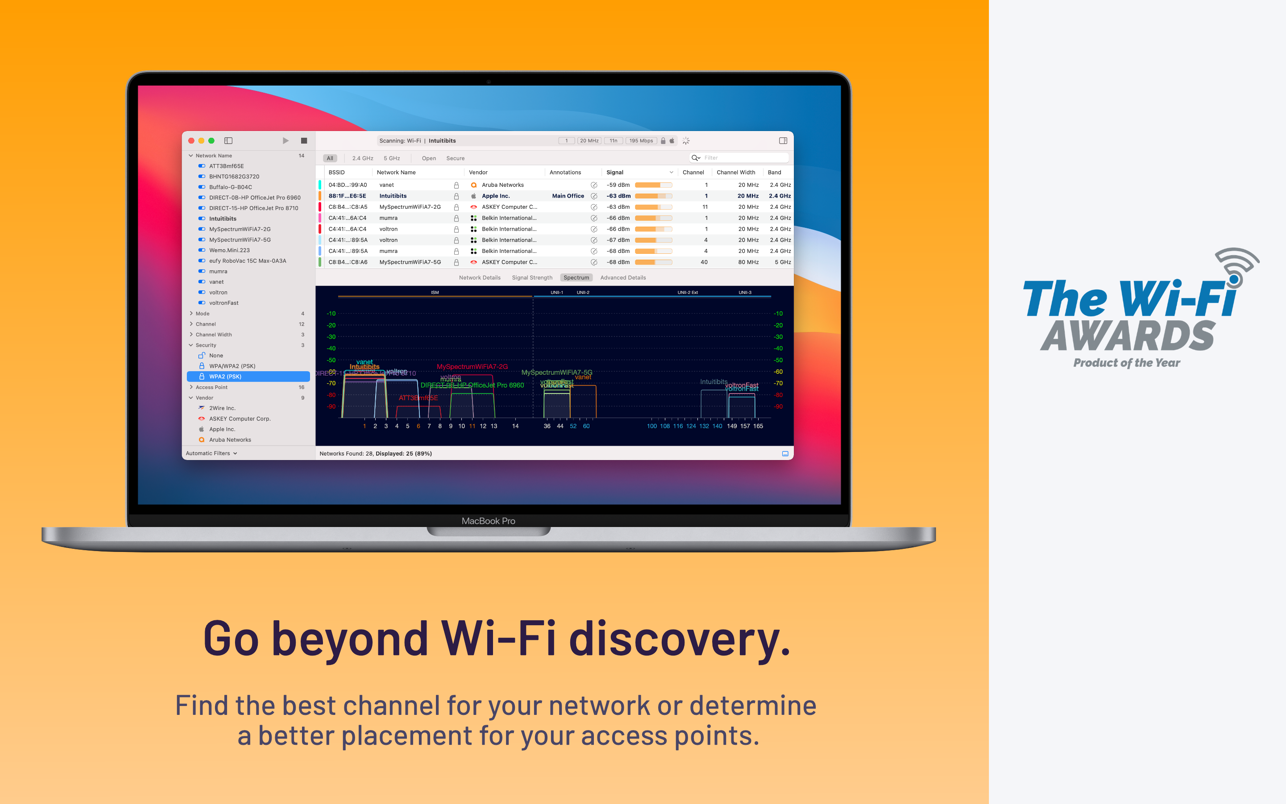 WiFi Explorer 3.5 for Mac|Mac版下载 | 扫描，监视和排除无线网络故障