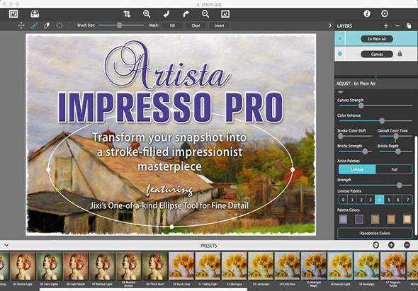 Impresso Pro 1.8.20 for Mac|Mac版下载 | 将照片变成印象派油画风格