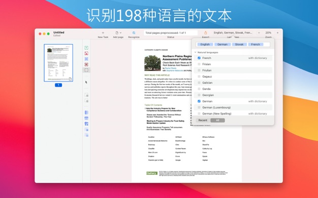 FineReader PDF: OCR Converter 15.2.12 for Mac|Mac版下载 | PDF格式转换及OCR