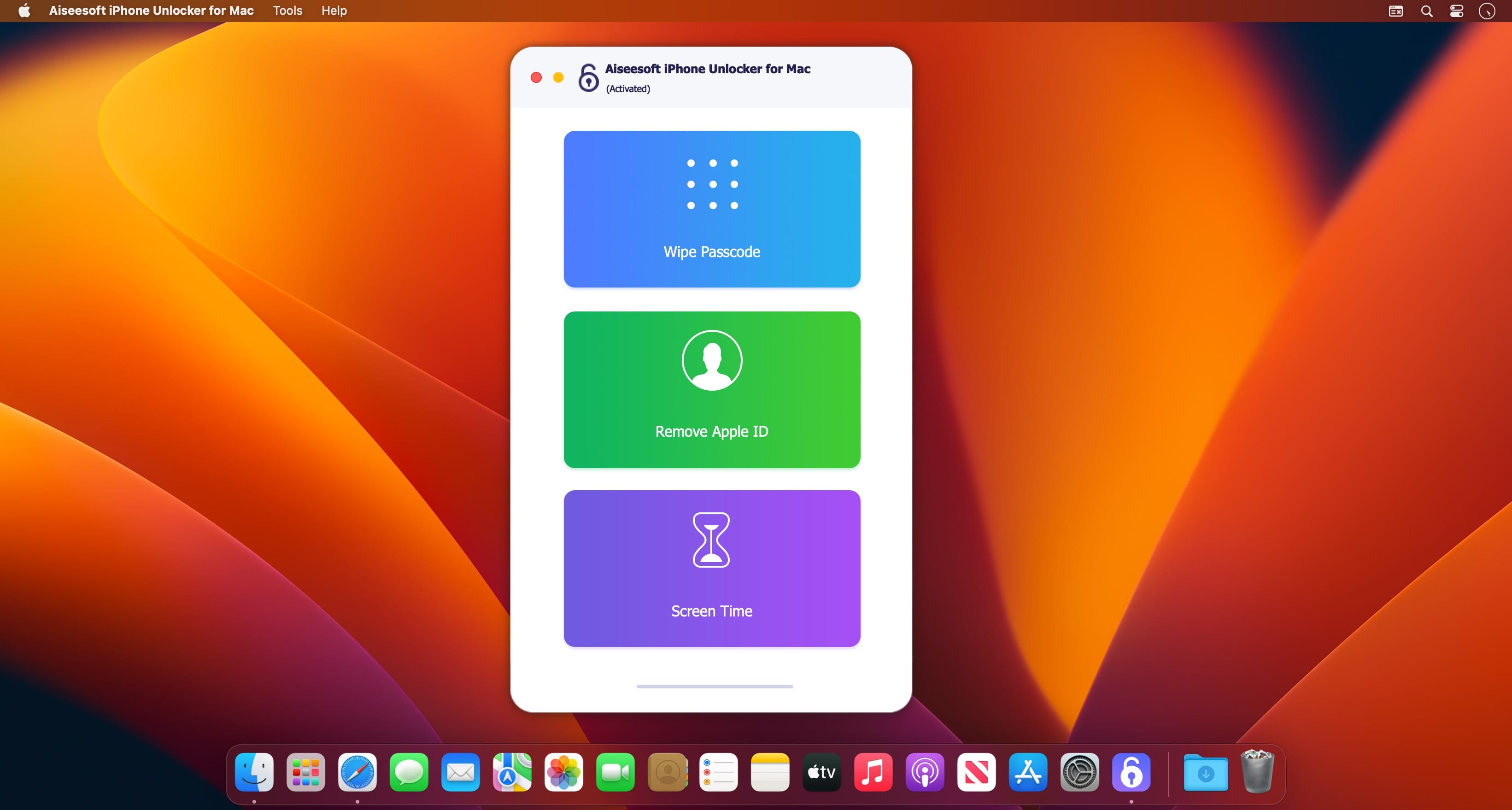 Aiseesoft iPhone Unlocker 2.0.20 for Mac|Mac版下载 | 解除iOS设备密码