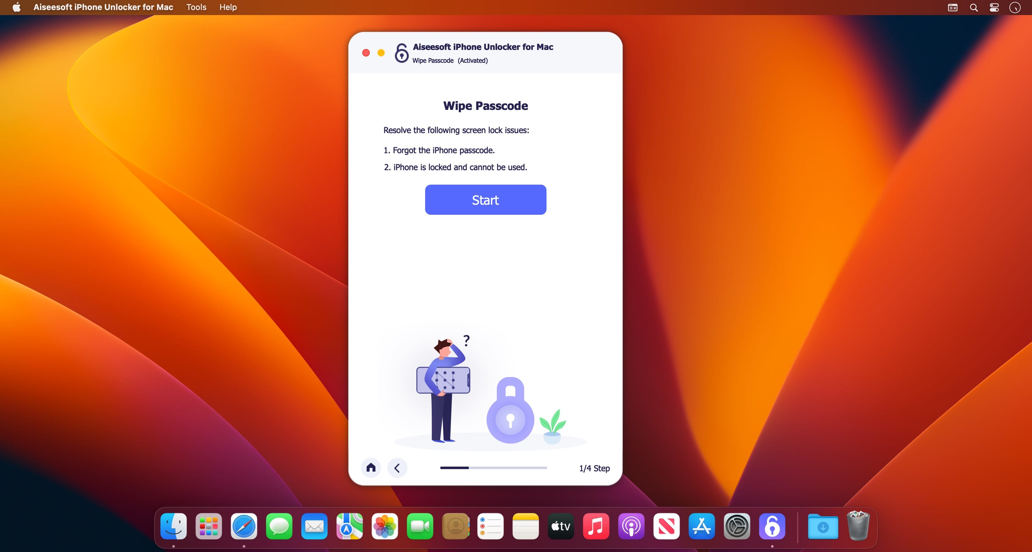 Aiseesoft iPhone Unlocker 2.0.20 for Mac|Mac版下载 | 解除iOS设备密码