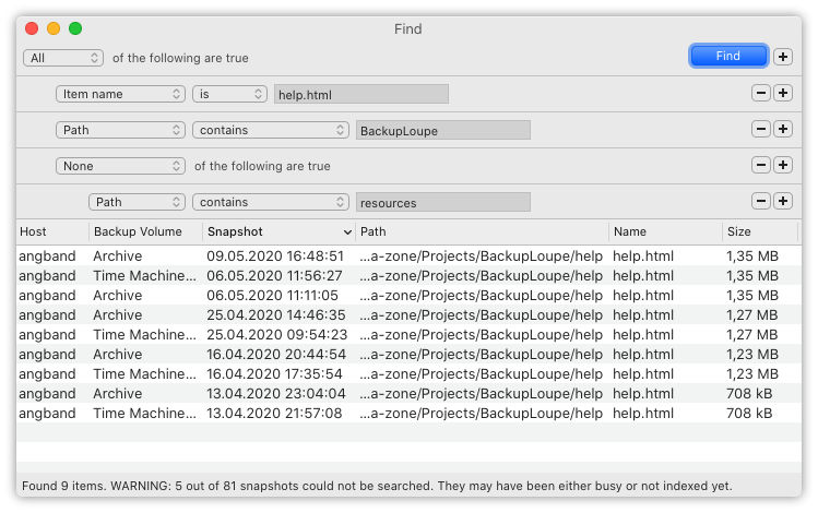 BackupLoupe 3.9 for Mac|Mac版下载 | 文件备份工具