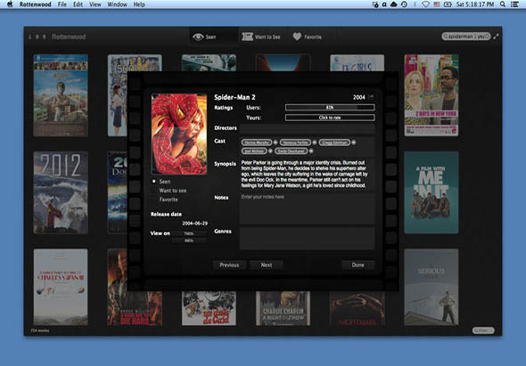 Rottenwood 1.3.0 for Mac|Mac版下载 | 电影收藏软件