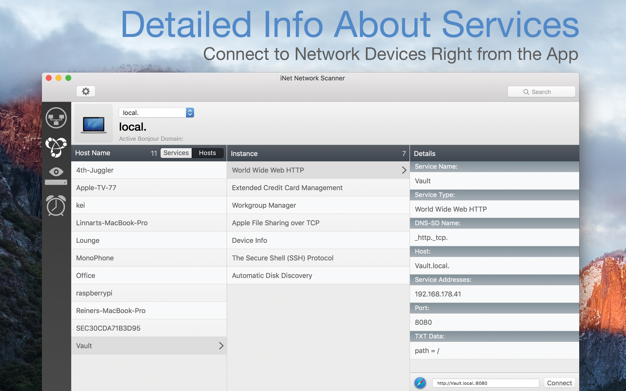 iNet 网络扫描仪 3.0.1 for Mac|Mac版下载 | iNet Network Scanner
