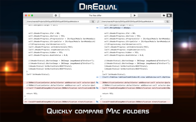 DirEqual 5.6 for Mac|Mac版下载 | 文件夹比较工具