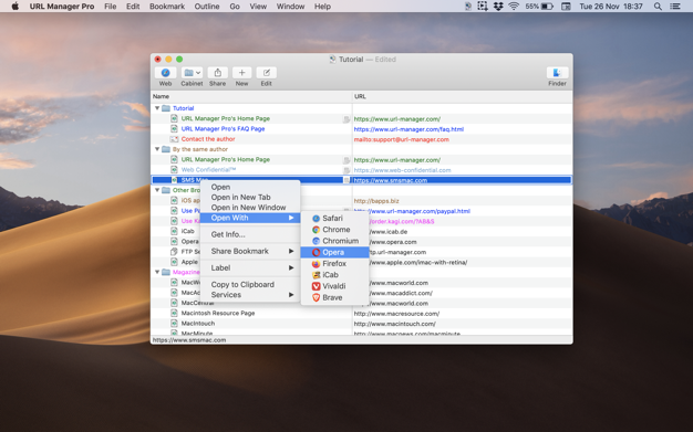 URL Manager Pro 6.3.0 for Mac|Mac版下载 | 书签管理器