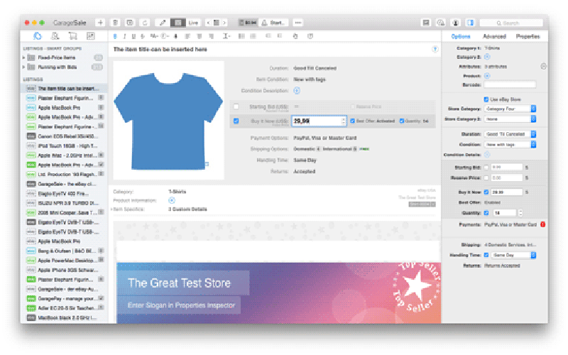 GarageSale 9.4 for Mac|Mac版下载 | eBay在线拍卖应用