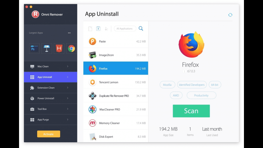 Omni Remover 4.0.6 for Mac|Mac版下载 | 应用卸载清理工具