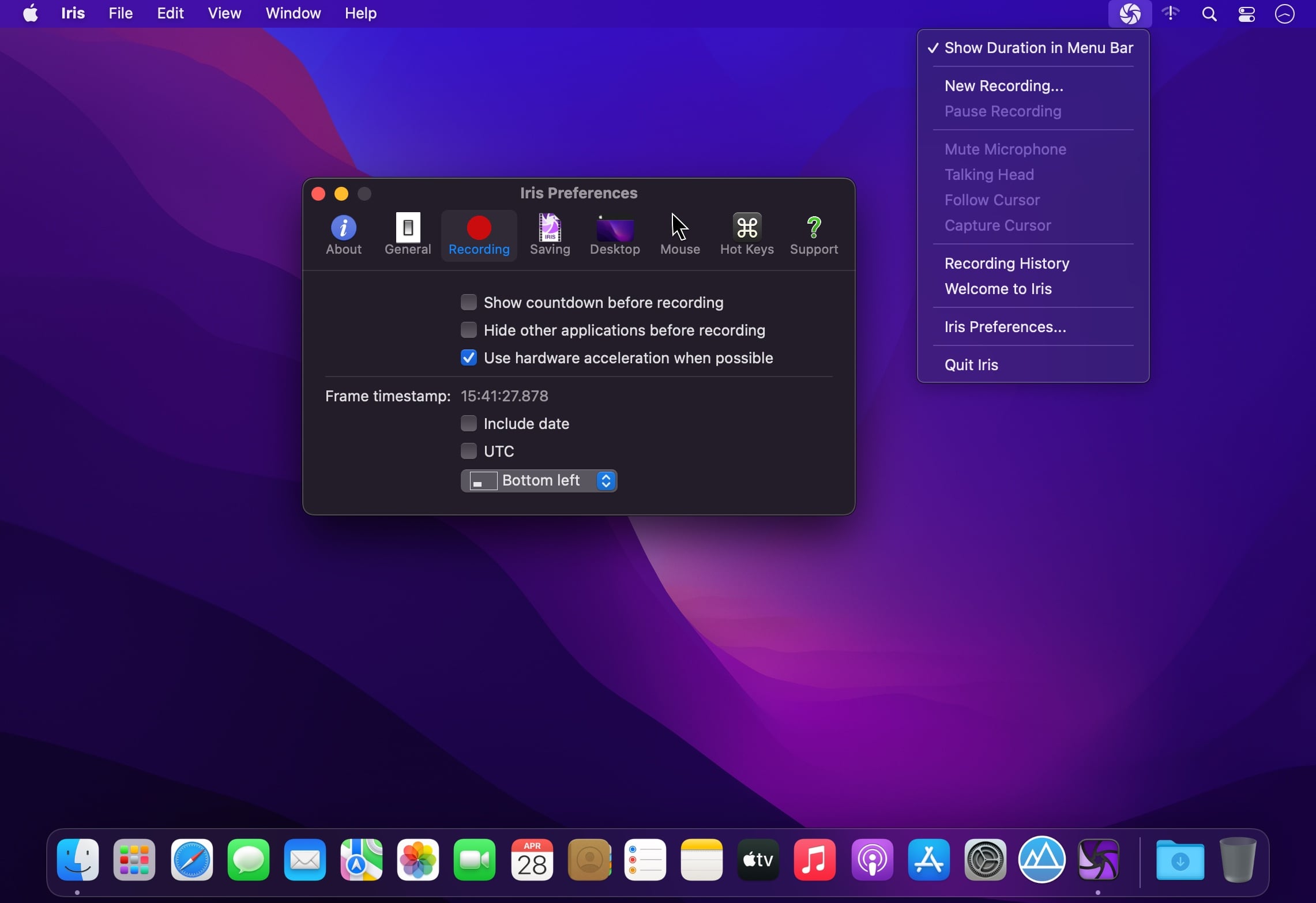Iris 1.5.7 for Mac|Mac版下载 | 屏幕录制软件