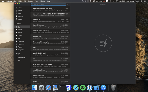 FSNotes 6.4.1 for Mac|Mac版下载 | 轻便的笔记应用