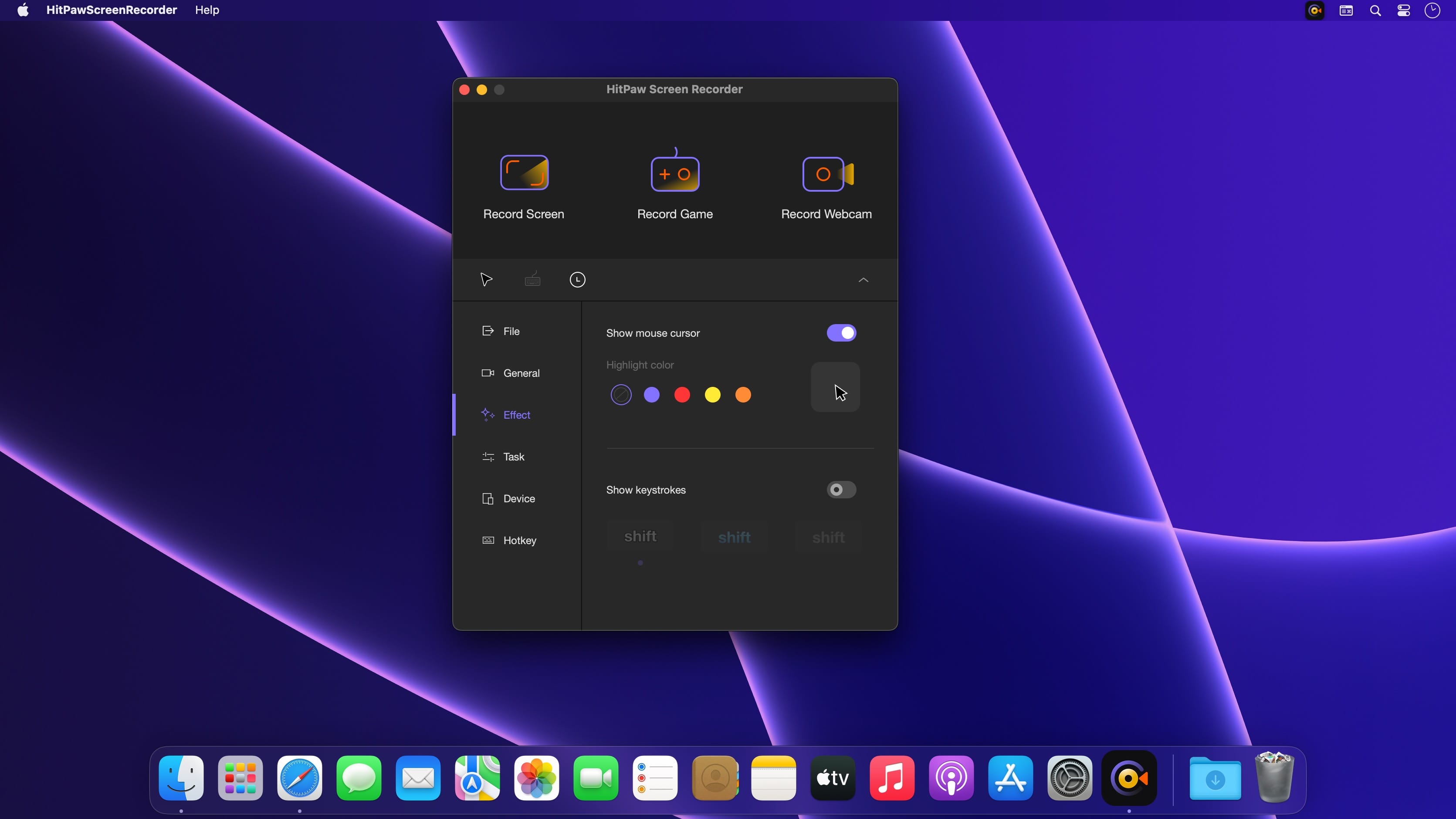 HitPaw Screen Recorder 1.0.4 for Mac|Mac版下载 | 屏幕录制软件