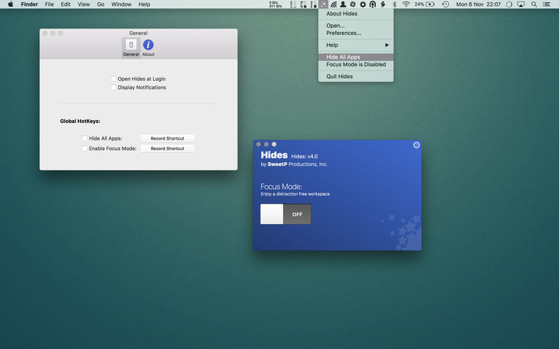 Hides 5.9.1 for Mac|Mac版下载 | 隐藏应用窗口