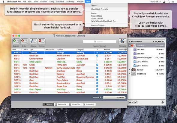 CheckBook Pro 2.7.18 for Mac|Mac版下载 | 个人理财工具