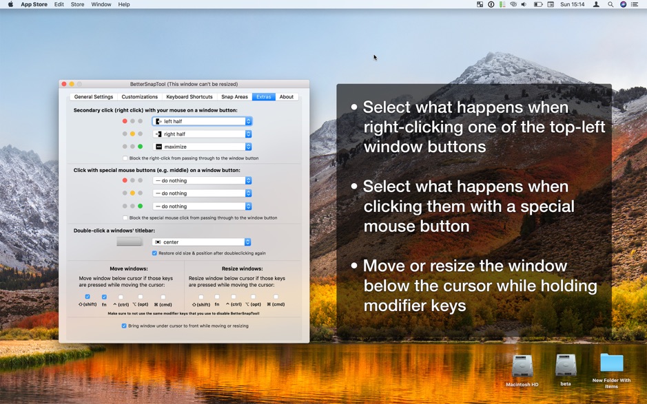 BetterSnapTool 1.9.9 for Mac|Mac版下载 | 窗口管理软件