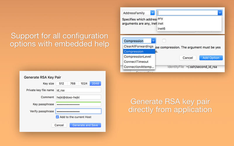 SSH Config Editor 2.6.2 for Mac|Mac版下载 | ssh配置管理工具