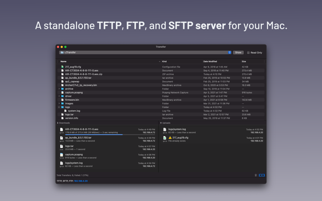 Transfer 2.1.1 for Mac|Mac版下载 | FTP服务器工具