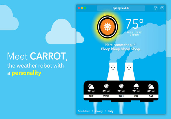 CARROT Weather 4.15.17 for Mac|Mac版下载 | 天气软件