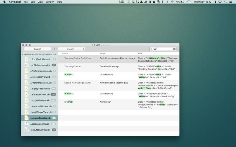 Xliff Editor 2.9.12 for Mac|Mac版下载 | Xliff文件编辑软件
