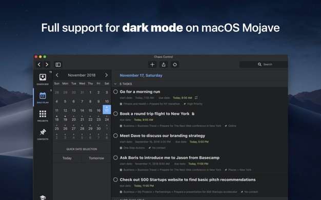 Chaos Control 1.16.2 for Mac|Mac版下载 | GTD待办事项处理工具