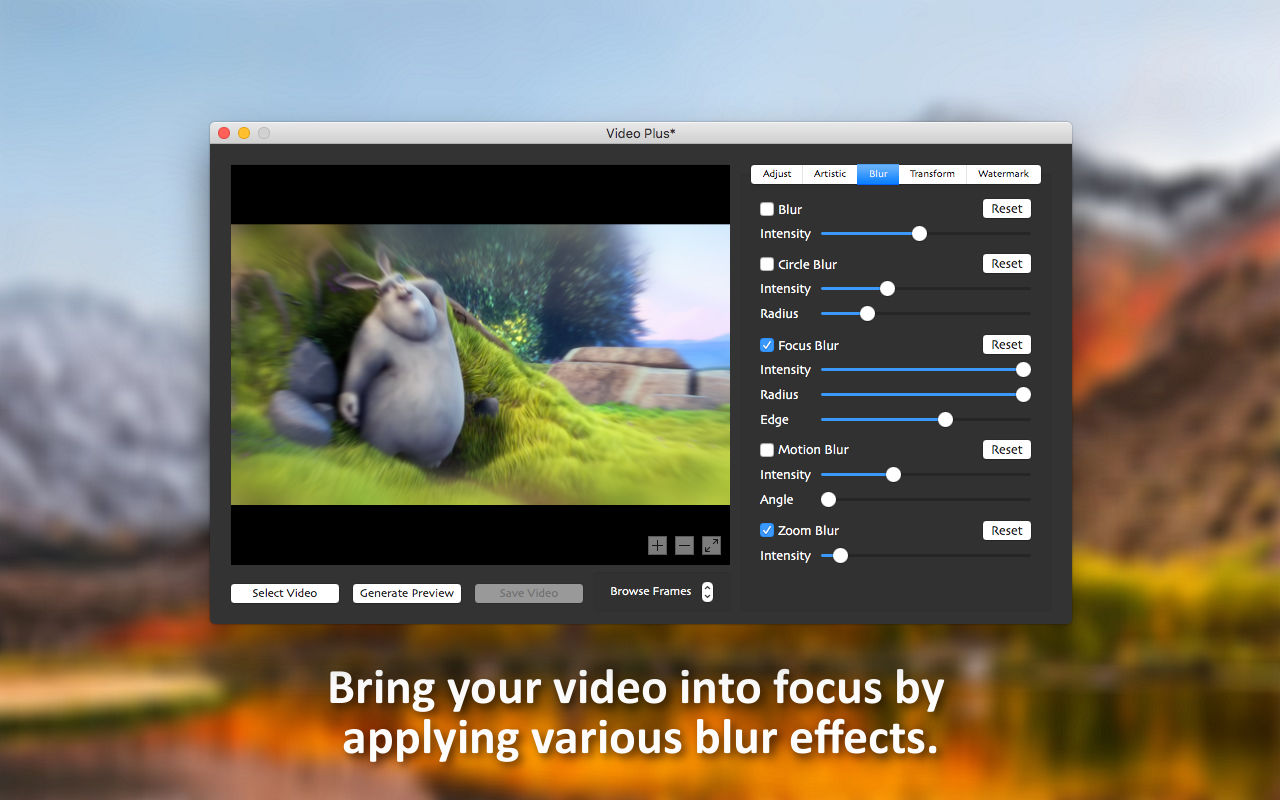 Video Plus - Movie Editor 1.3 for Mac|Mac版下载 | 视频编辑软件