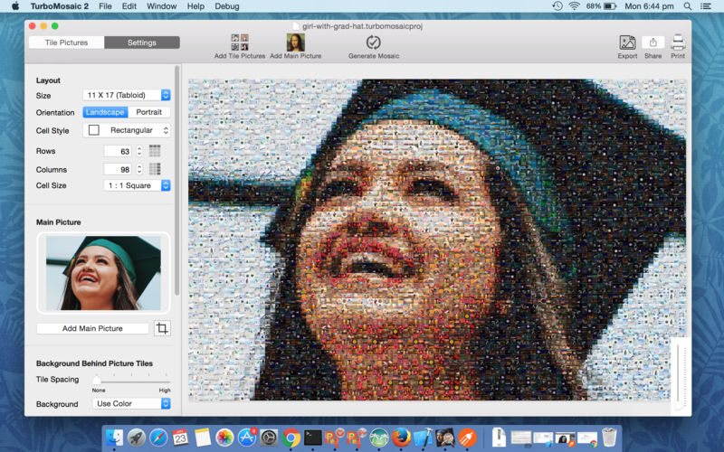 TurboMosaic 3.6.10 for Mac|Mac版下载 | 马赛克图片制作工具