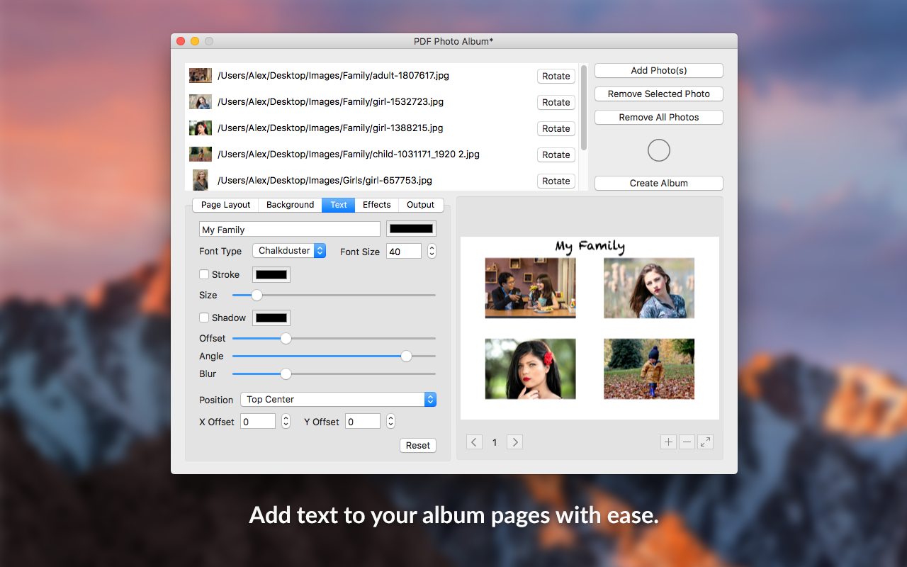 PDF Photo Album 1.1 for Mac|Mac版下载 | 创建精美相册