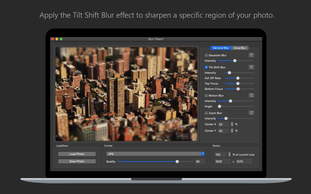 Photo Blur FX 1.3 for Mac|Mac版下载 | 照片聚焦效果