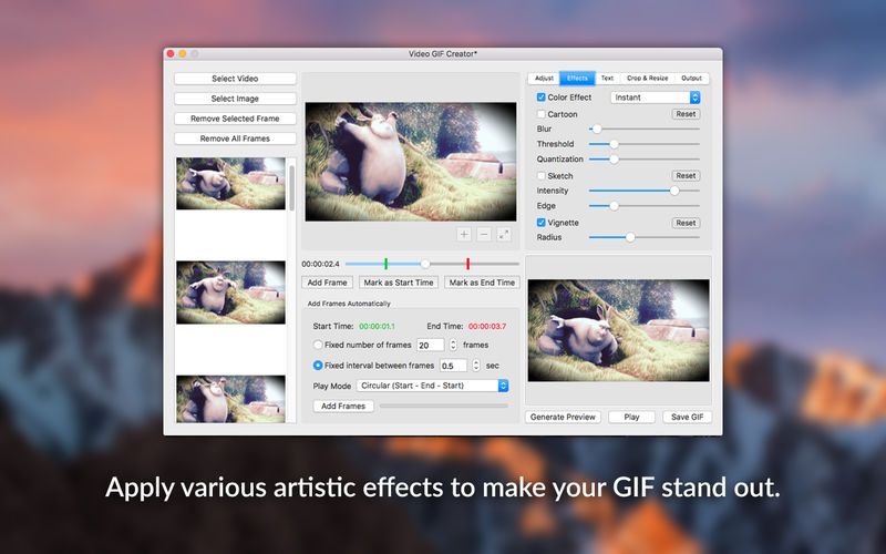 Video GIF Creator 1.3 for Mac|Mac版下载 | GIF制作软件