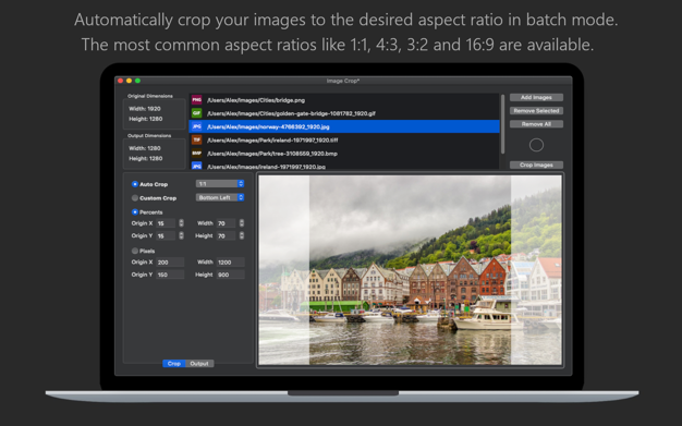 Image Crop - Batch Crop Photos 1.4 for Mac|Mac版下载 | 图像批量裁剪软件