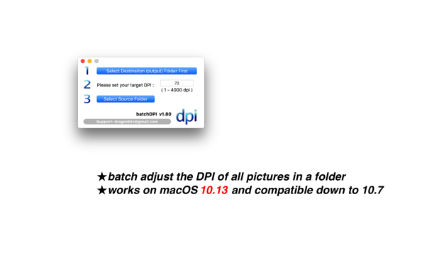 batchDPI 2.06 for Mac|Mac版下载 | 批量设置DPI