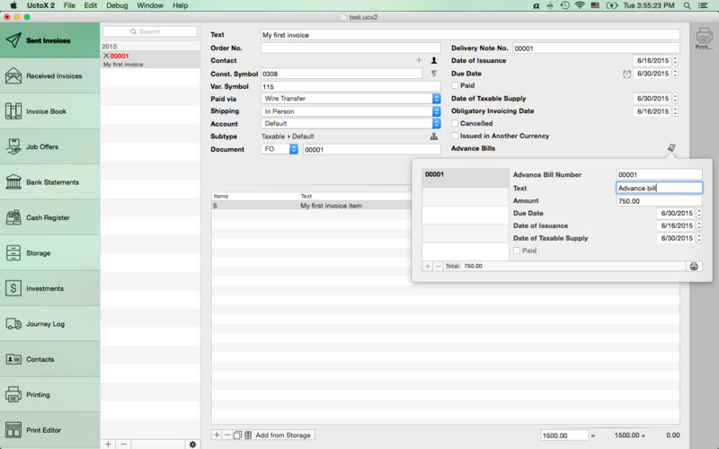 UctoX 2 2.9.9 for Mac|Mac版下载 | 财务开票软件