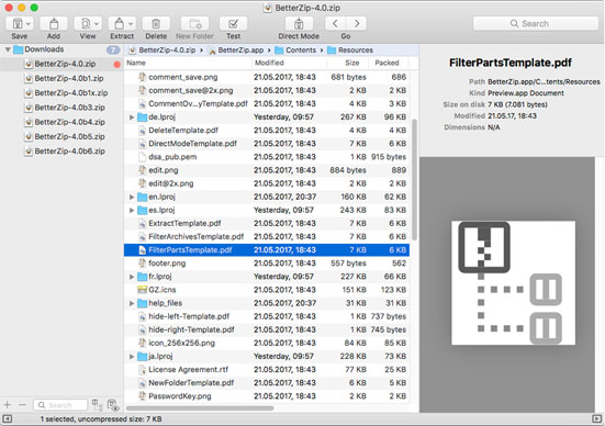  BetterZip 5.3.4 for Mac|Mac版下载 | 功能强大的压缩解压软件