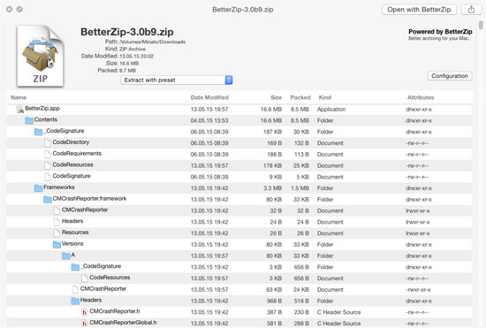  BetterZip 5.3.4 for Mac|Mac版下载 | 功能强大的压缩解压软件