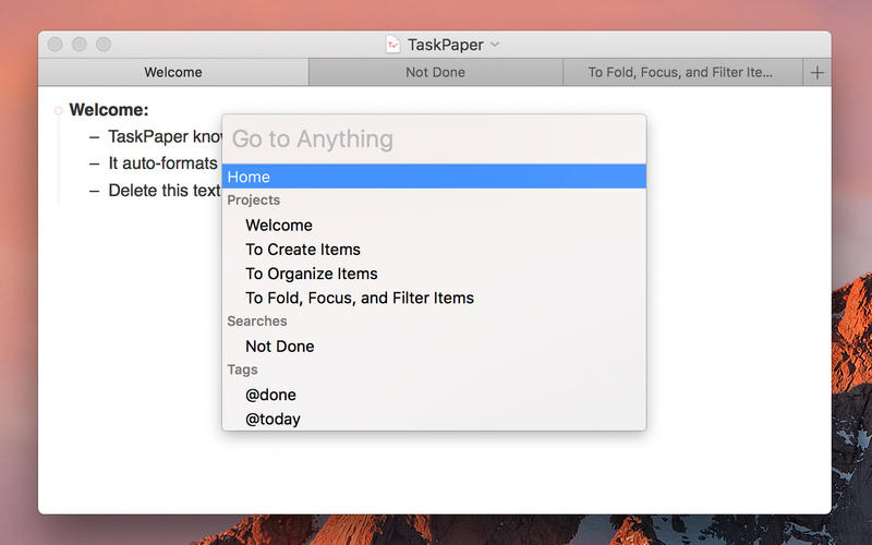 TaskPaper 3 3.9.1 for Mac|Mac版下载 | 任务清单软件
