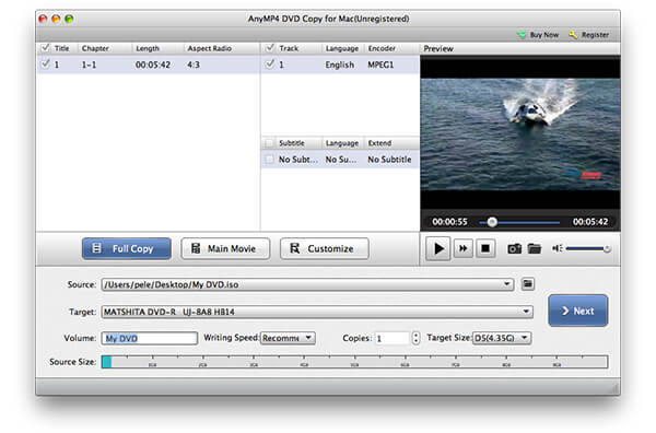 AnyMP4 DVD Copy 3.1.36 for Mac|Mac版下载 | DVD复制工具