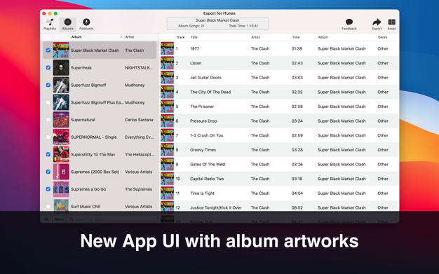 Export for iTunes 3.5 for Mac|Mac版下载 | 导出iTunes音乐