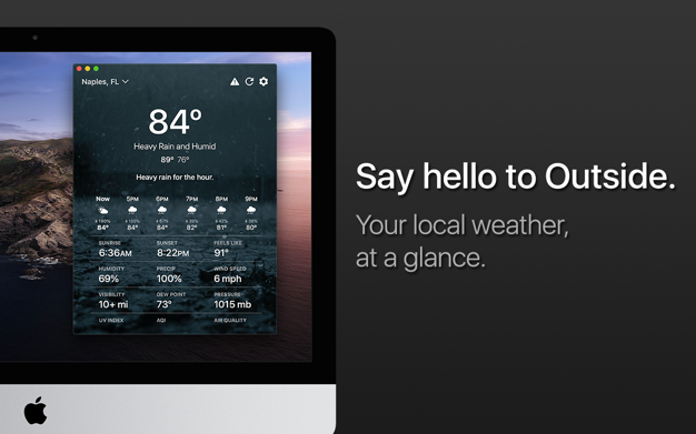 Outside 4.0 for Mac|Mac版下载 | 天气应用