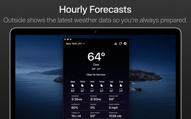 Outside 4.0 for Mac|Mac版下载 | 天气应用