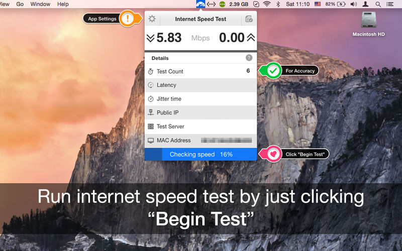 Internet速度测试应用程序 3.8 for Mac|Mac版下载 | InternetSpeedTest