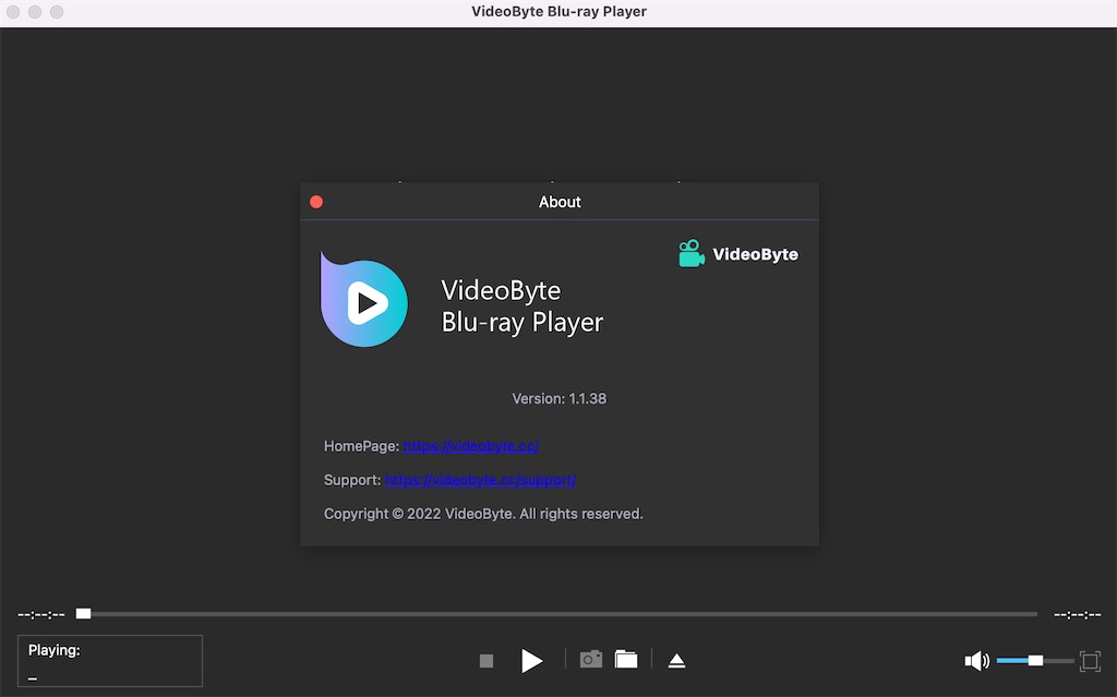 VideoByte Blu-ray Player 1.1.50 for Mac|Mac版下载 | 蓝光视频播放器