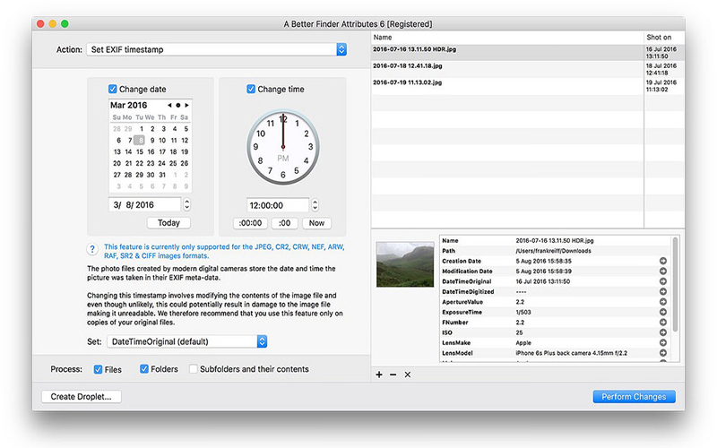 A Better Finder Attributes 7.27 for Mac|Mac版下载 | 批量修改图像信息