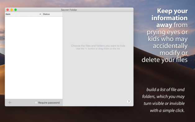 Secret Folder 11.0 for Mac|Mac版下载 | 文件夹加密隐藏