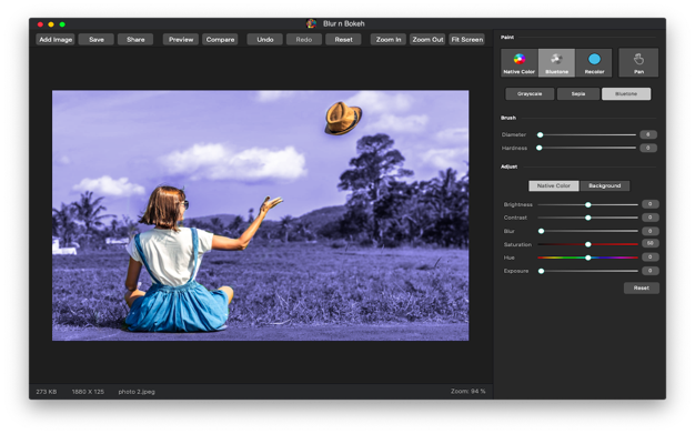 Splash n Recolor(Image Splash) 4.3 for Mac|Mac版下载 | 将照片局部转换成黑白