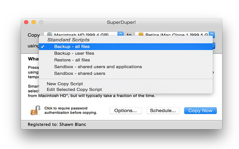 SuperDuper 3.7.5 for Mac|Mac版下载 | 磁盘克隆工具