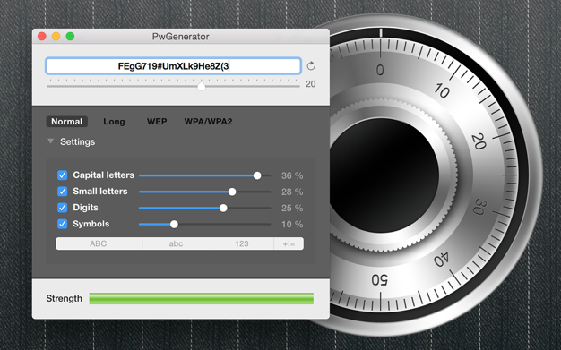 PwGenerator 1.11.1 for Mac|Mac版下载 | 密码生成工具